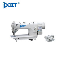 DT 8000 single needle top e bottom feed máquina de costura de mesa de ponto fixo